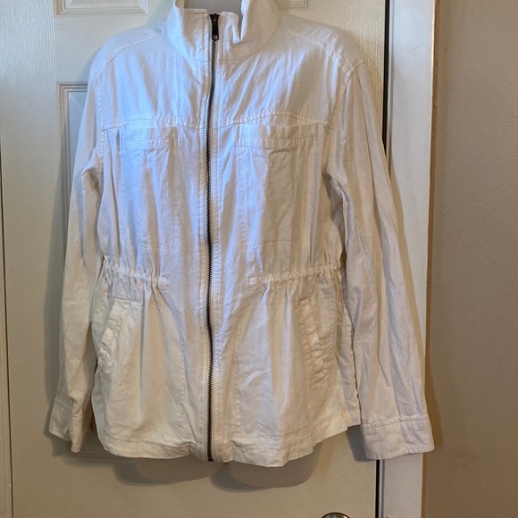 Old Navy linen blend jacket sz:M - Picture 1 of 6